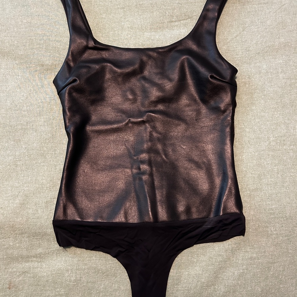 AKIRA Shimmering Black Bodysuit